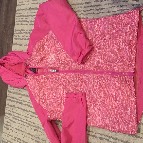 NWOT Coconut creek pink hooded windbreaker jacket - Picture 1 of 7